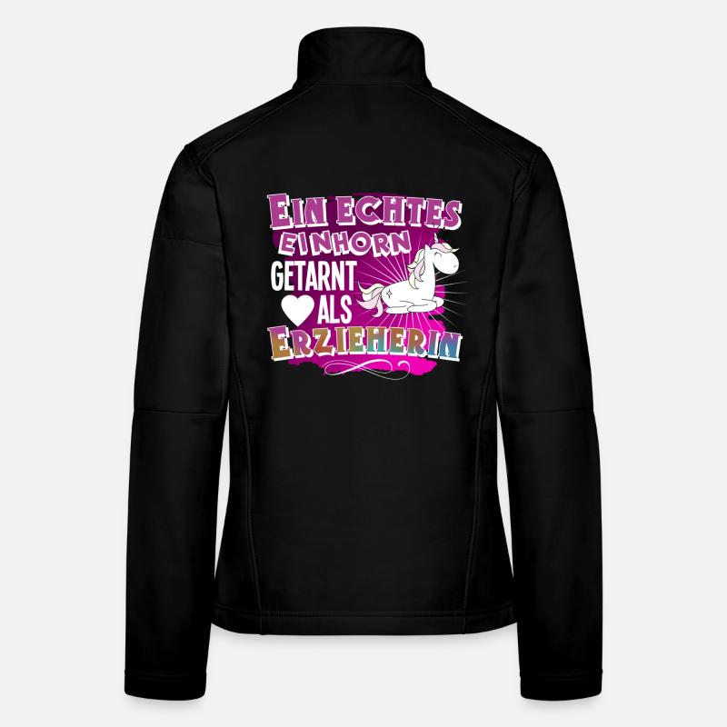 éducateur Veste en tissu softshell Femme