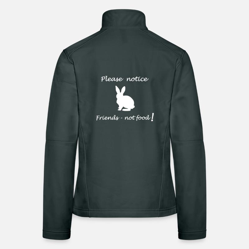 végétalien Veste en tissu softshell Femme
