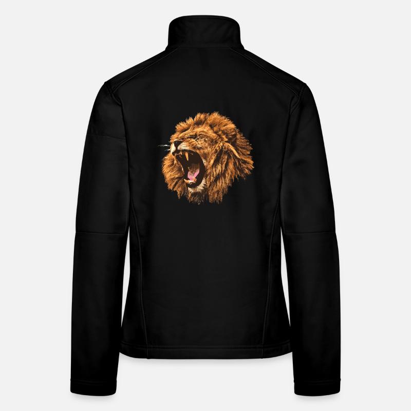 roaring lion gift Women's Softshell Jacket
