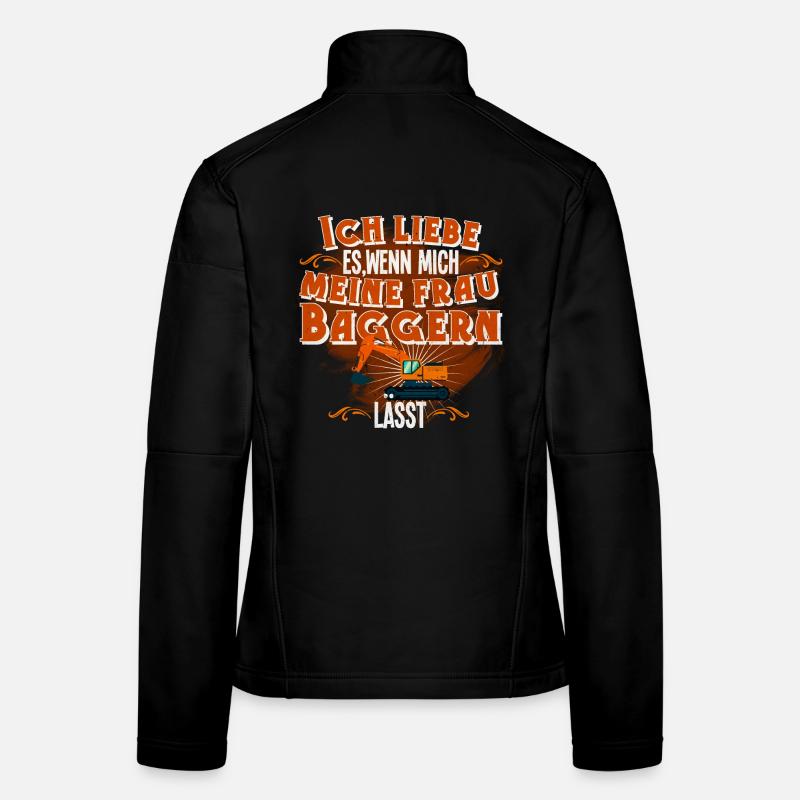 Bagger Frauen Softshelljacke