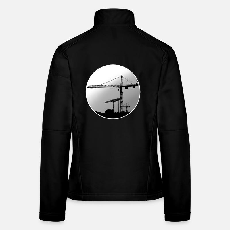 Grue grutier Veste en tissu softshell Femme