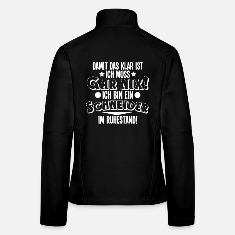 Schneider Rentner Ruhestand Frauen Softshelljacke