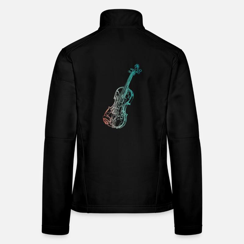 Violine Frauen Softshelljacke