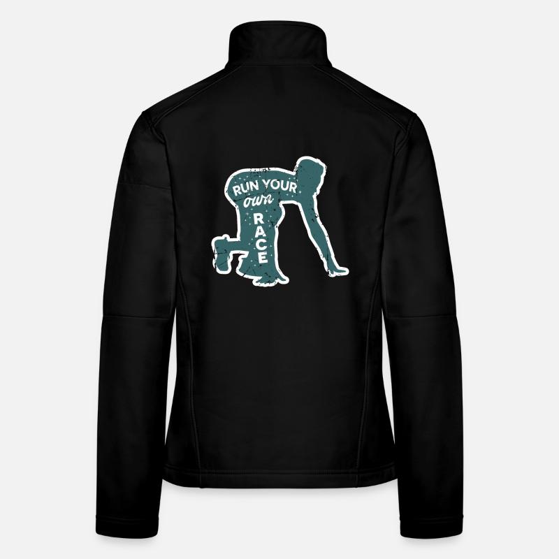 Läufer Motivation Frauen Softshelljacke