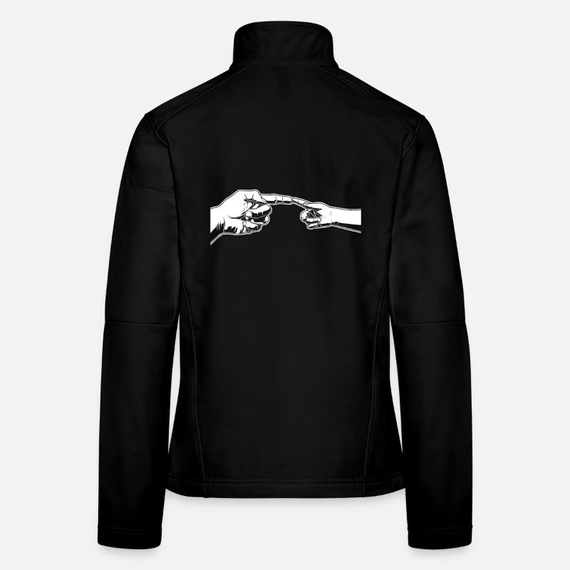 father son Women's Softshell Jacket