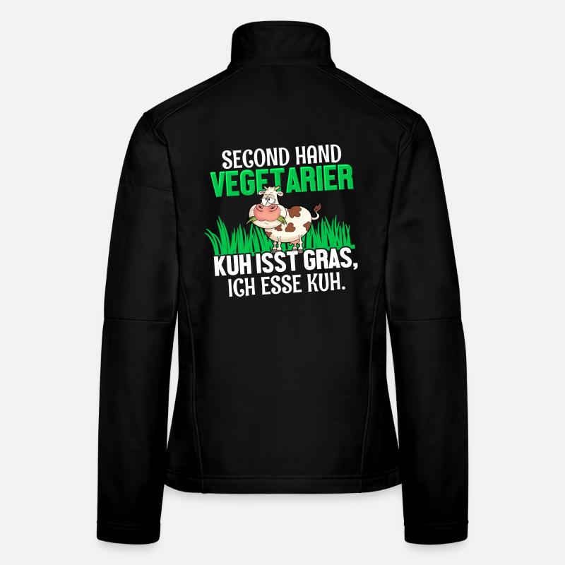 Fleisch Grillen Lustiger Spruch Frauen Softshelljacke