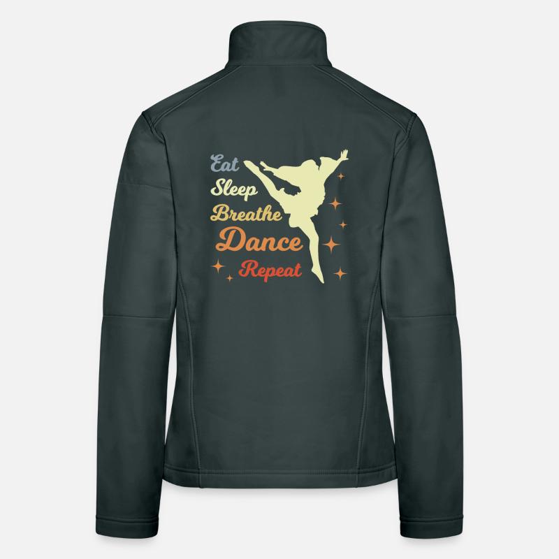 Eat Sleep Dance Repeat Women's Softshell Jacket