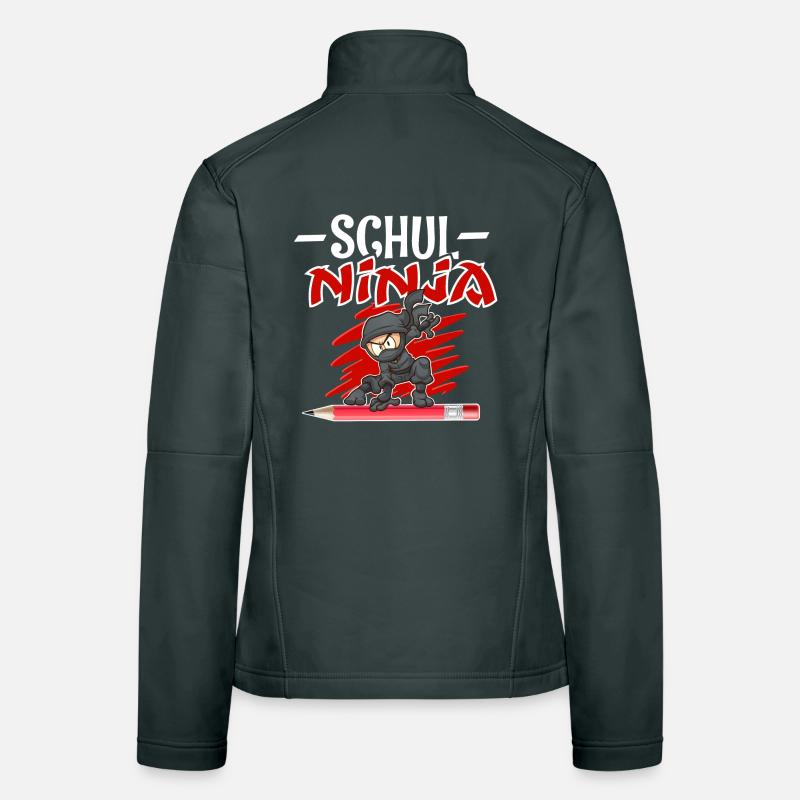 Schul Ninja Einschulung Schulkind Frauen Softshelljacke