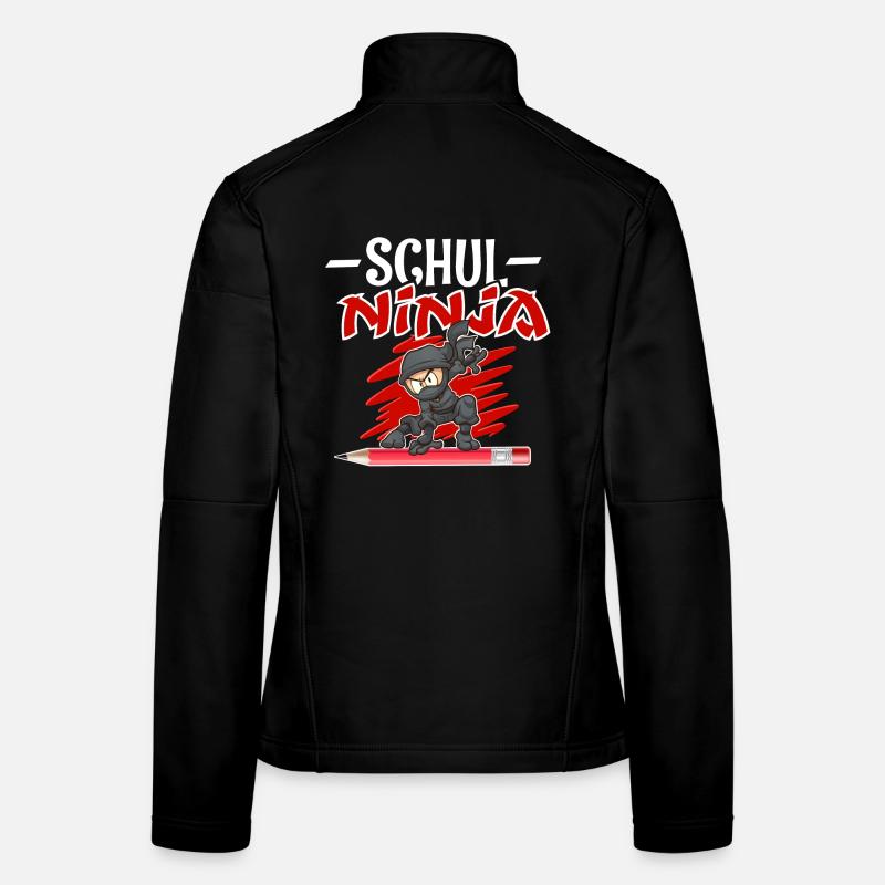 Schul Ninja Einschulung Schulkind Frauen Softshelljacke