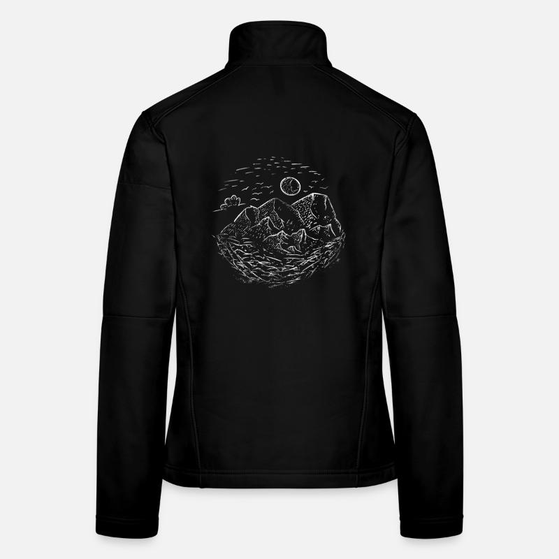 Mountains nature Women's Softshell Jacket