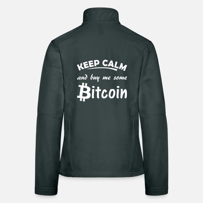 Bitcoin Veste en tissu softshell Femme