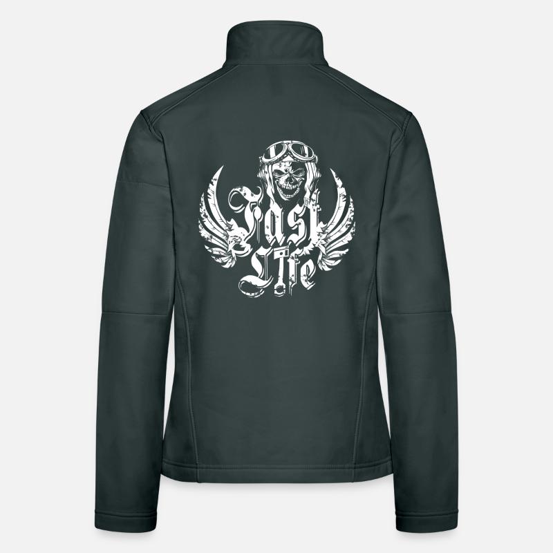 Biker Leben Frauen Softshelljacke