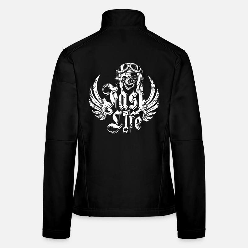 Biker Leben Frauen Softshelljacke