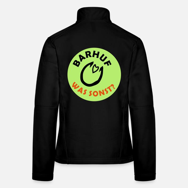 Barefoot Statement Hooves Horse Women's Softshell Jacket