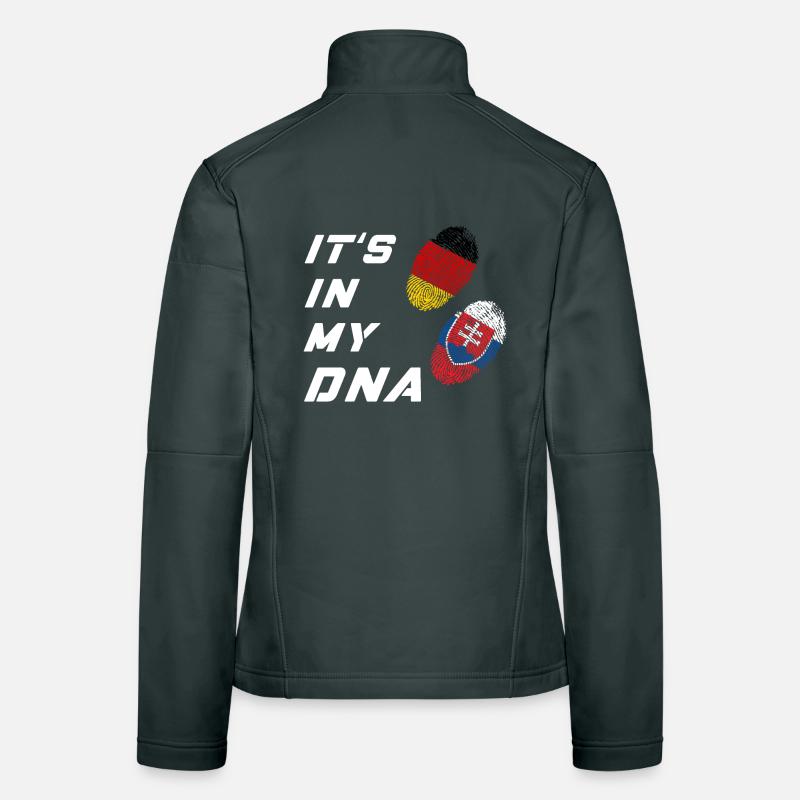 In my DNA Germany and Slovakia Women's Softshell Jacket