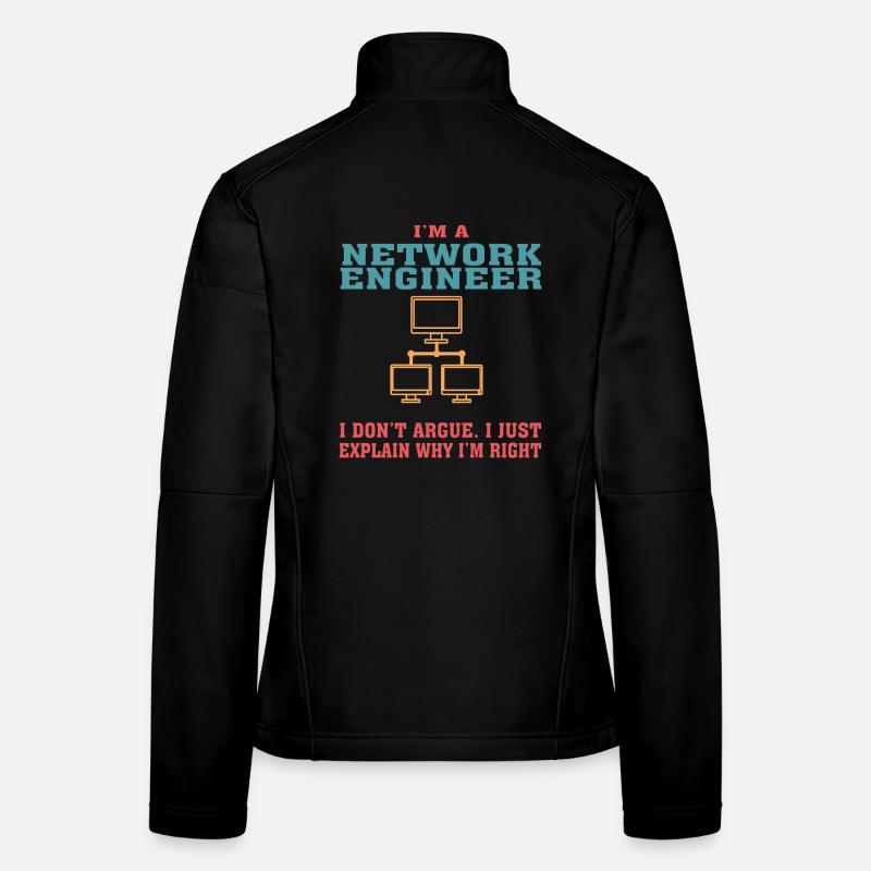 Lustiges Network Engineering Angebot für Network Engine Frauen Softshelljacke