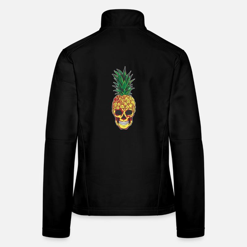 AnanasSchädel Schädel Aloha Strände Hawaiianisch Frauen Softshelljacke