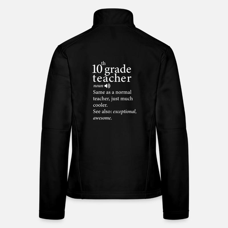 10. Klasse Lehrer Lustige Definition Frauen Softshelljacke