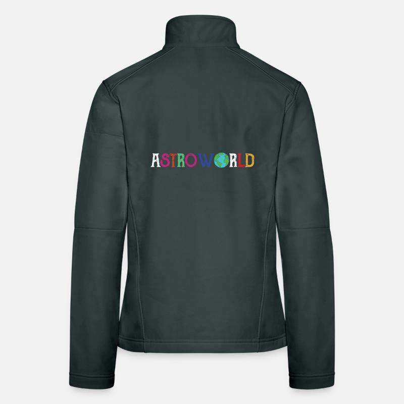 Astroworld Save The Earth Environment Women's Softshell Jacket