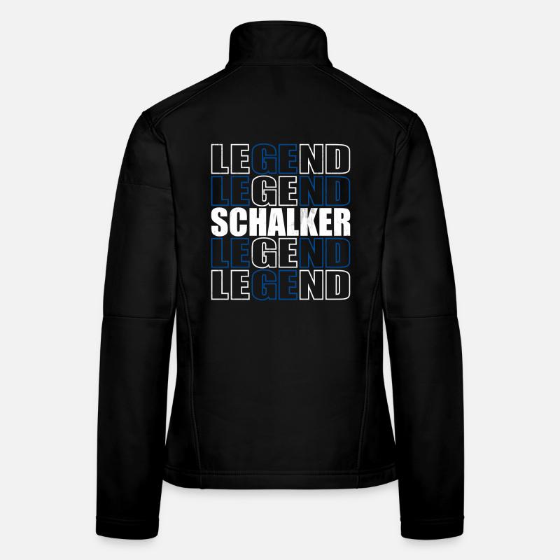 Schalker Legend | Gelsenkirchen Schalke Geschenk - Frauen Softshelljacke - Schwarz