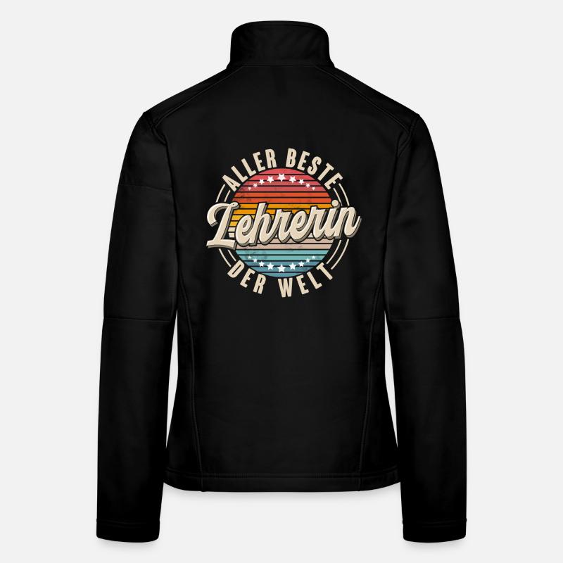 Lehrerin - Frauen Softshelljacke - Schwarz