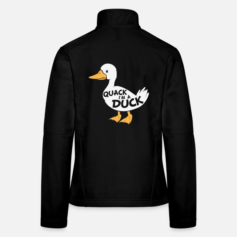 Quack I'm A Duck Lazy Halloween Kostüm Frauen Softshelljacke