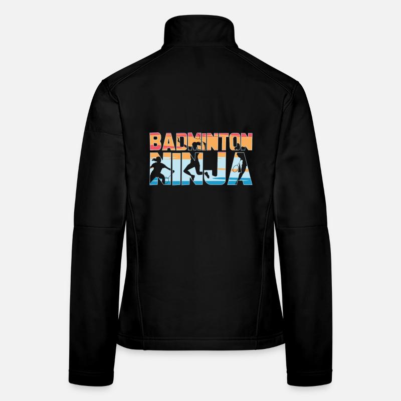 Badminton Ninja Badminton Spieler Frauen Softshelljacke