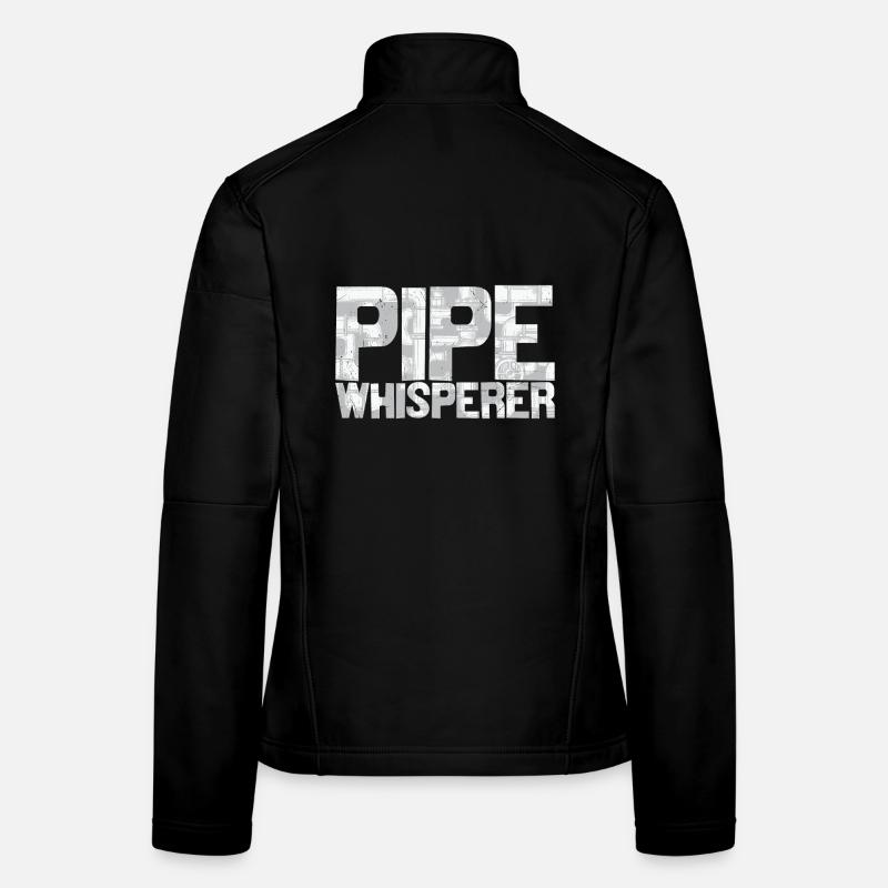 Plombier Design Pipe Whisperer Veste en tissu softshell Femme