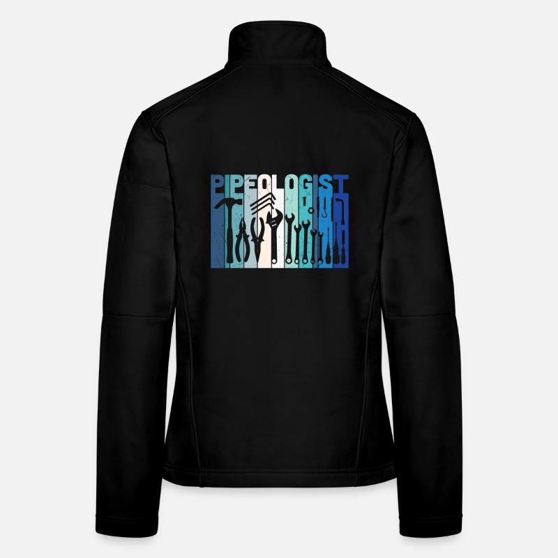 Outils de plombier pipeologiste Veste en tissu softshell Femme