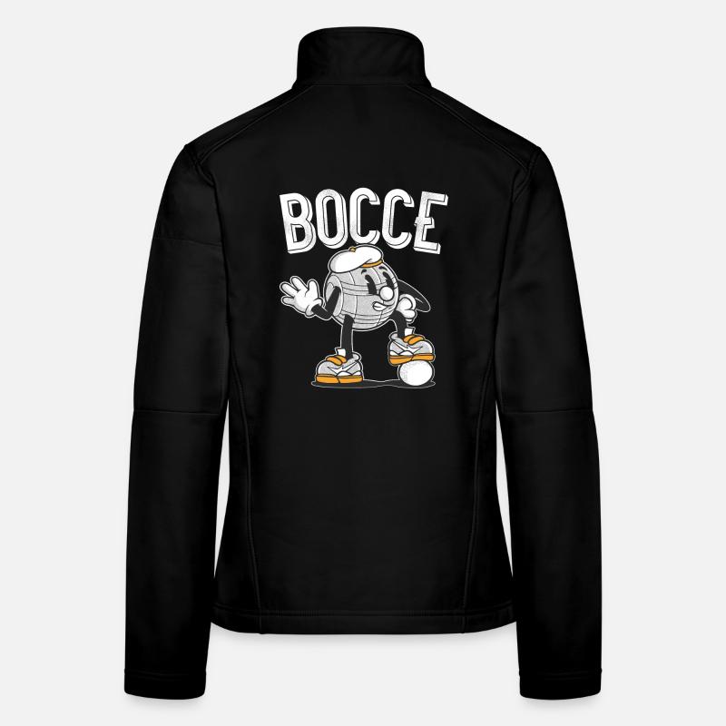 Bocce Boccekugel Weihnachtsmütze Bocce Ball Frauen Softshelljacke