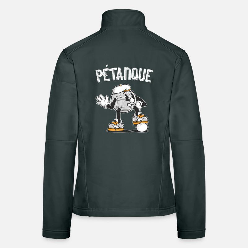 Tenue de pétanque boule pour boule bouler Veste en tissu softshell Femme