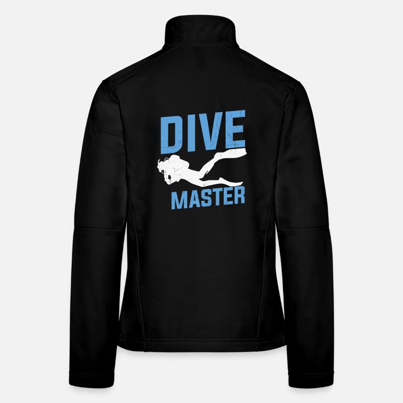 Tauchen Zitat Dive Master Scuba Diving Frauen Softshelljacke
