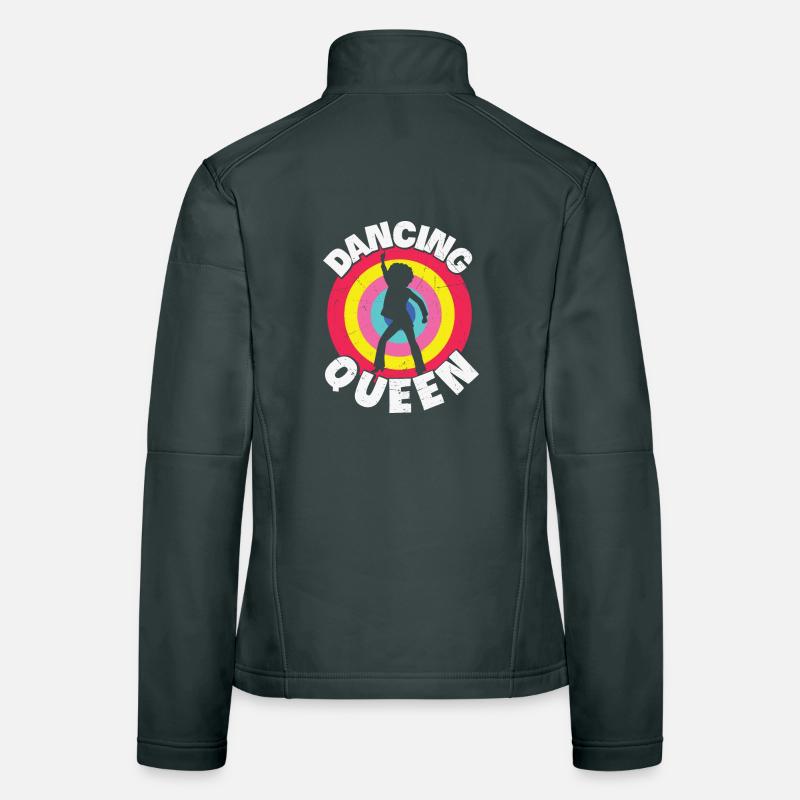 Dancing Queen Roller Disco Outfit 70s Women's Softshell Jacket