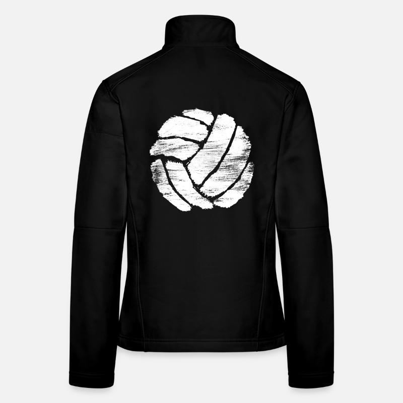 Volleyball Zeichnung Frauen Softshelljacke