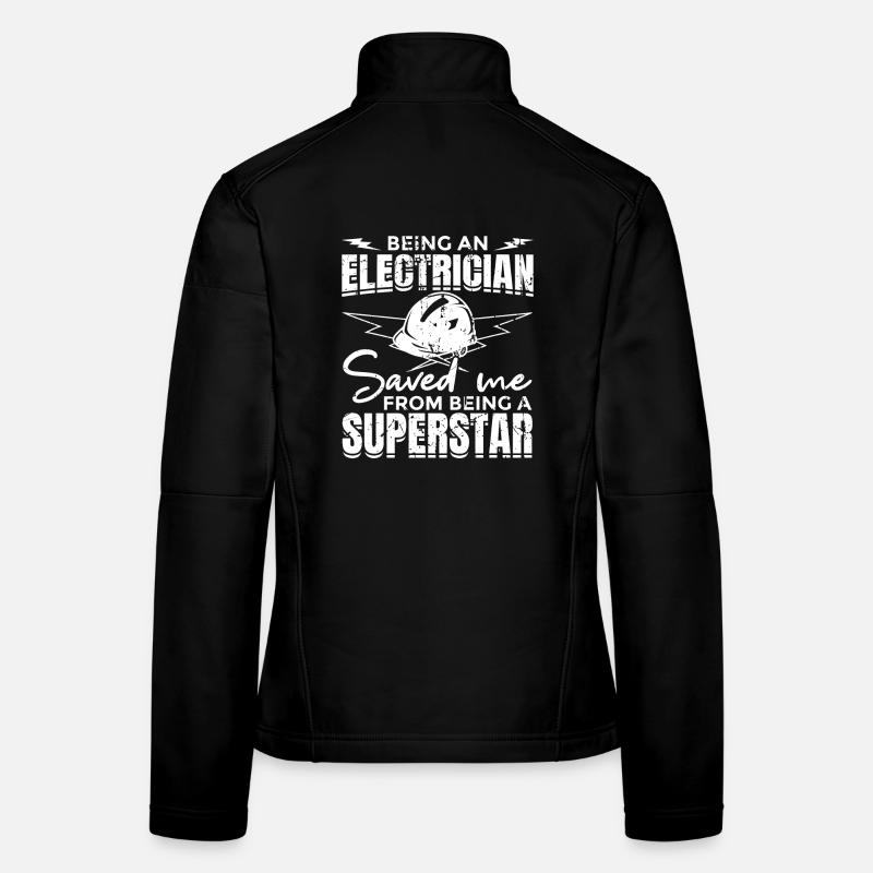 Lustiger Elektrikerspruch Frauen Softshelljacke