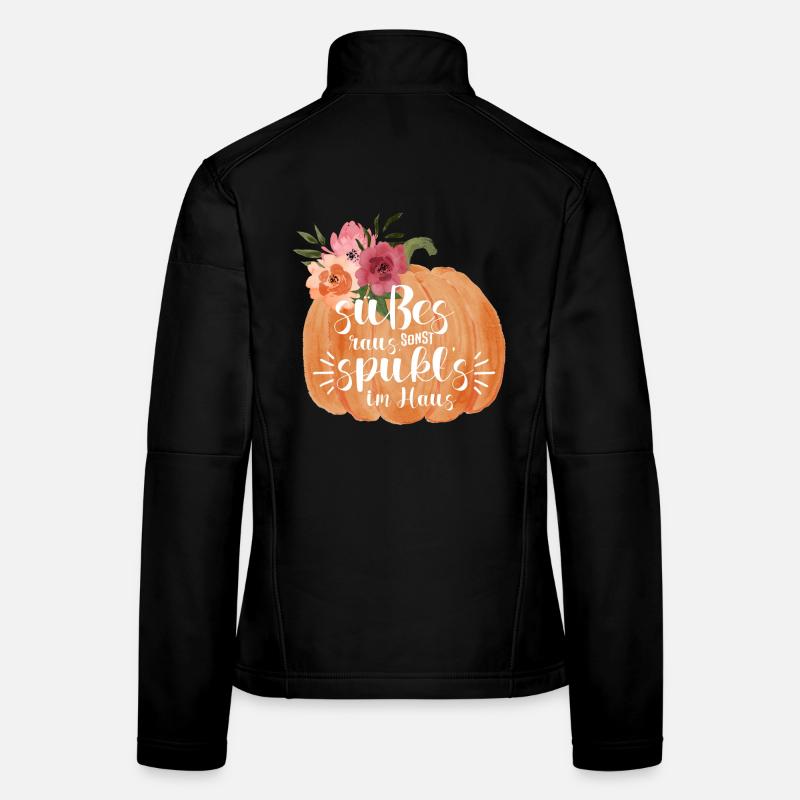 Halloween Süßes raus sonsts spukt's... Frauen Softshelljacke