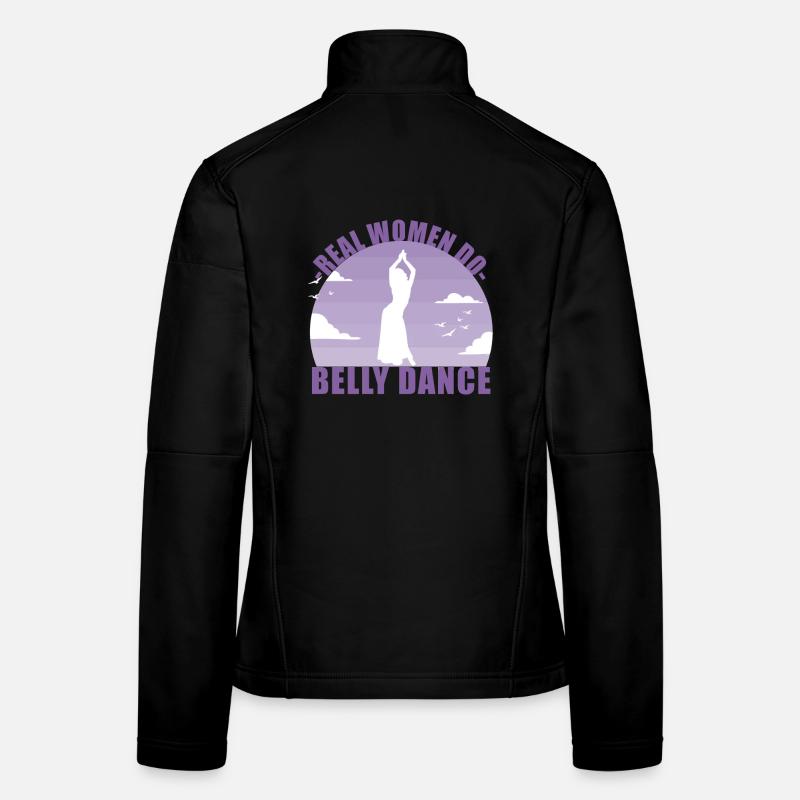 Danse du ventre Danseuse du ventre Danseur Cadeau Veste en tissu softshell Femme