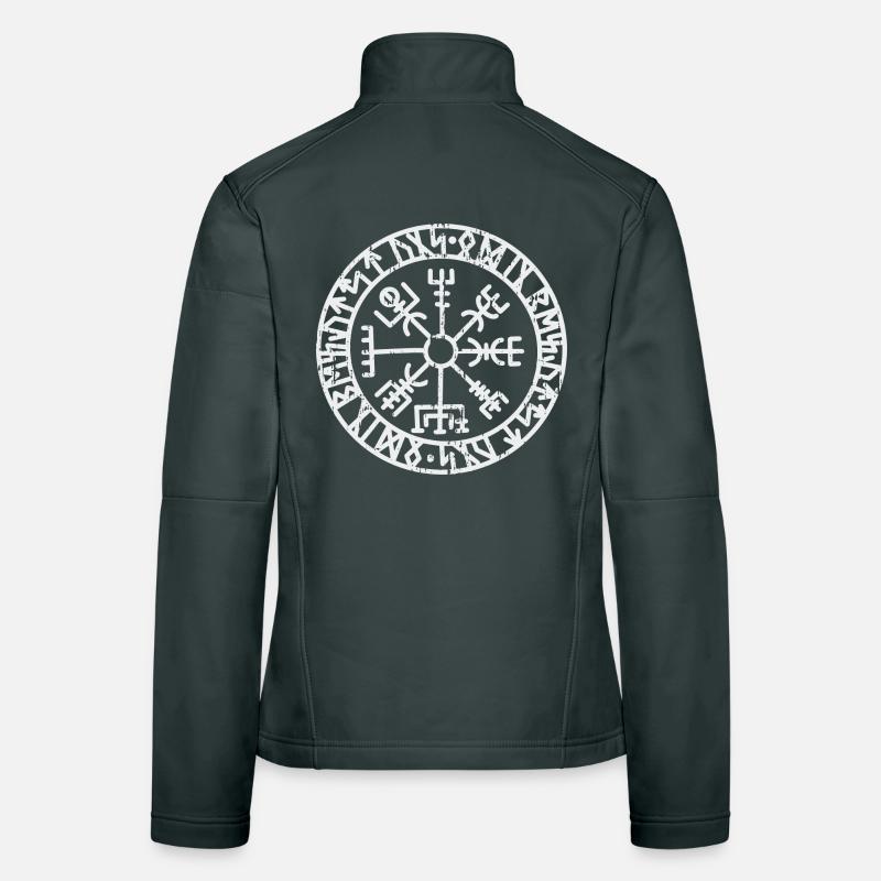 Symbole viking Veste en tissu softshell Femme