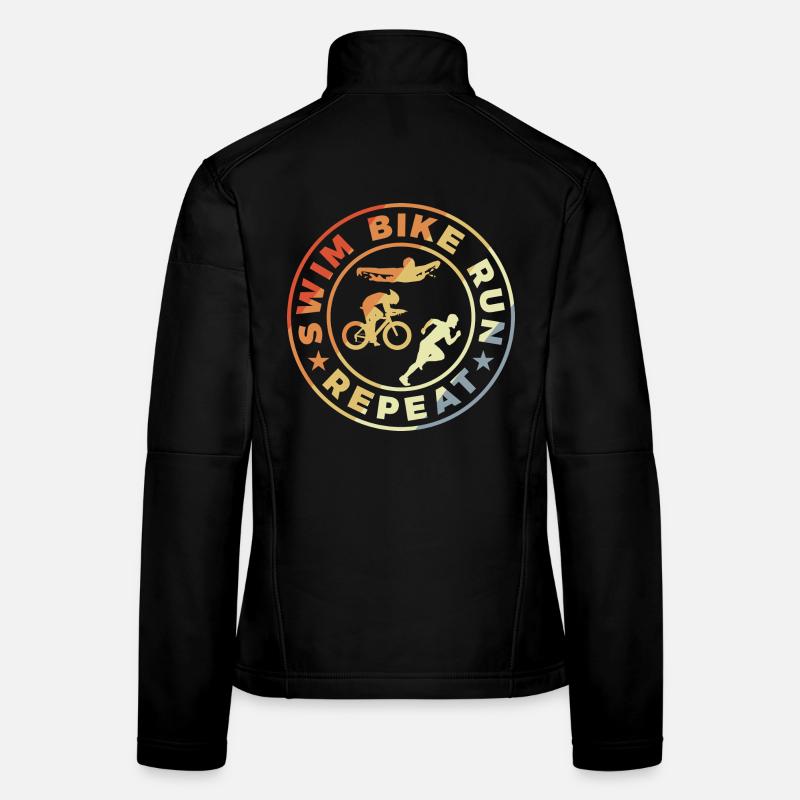 Triathlete Funny Quote Women's Softshell Jacket
