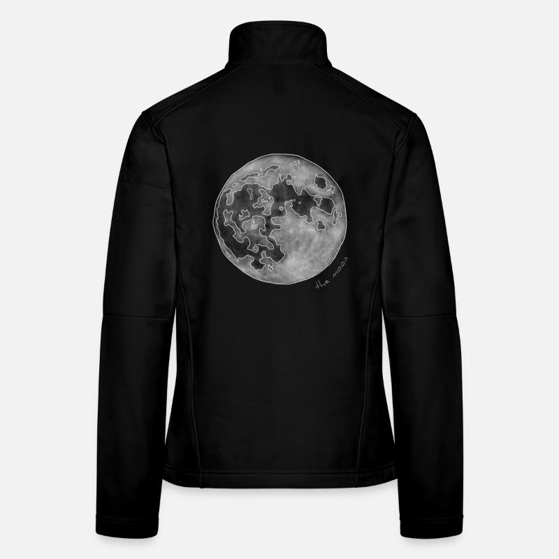 MOND - Frauen Softshelljacke - Schwarz
