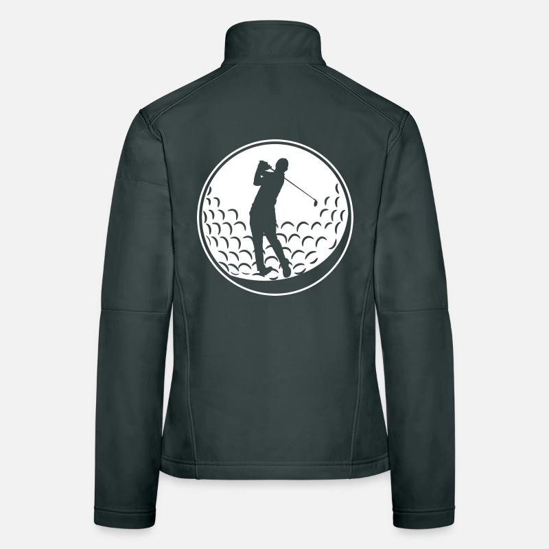 Golf ball Women's Softshell Jacket