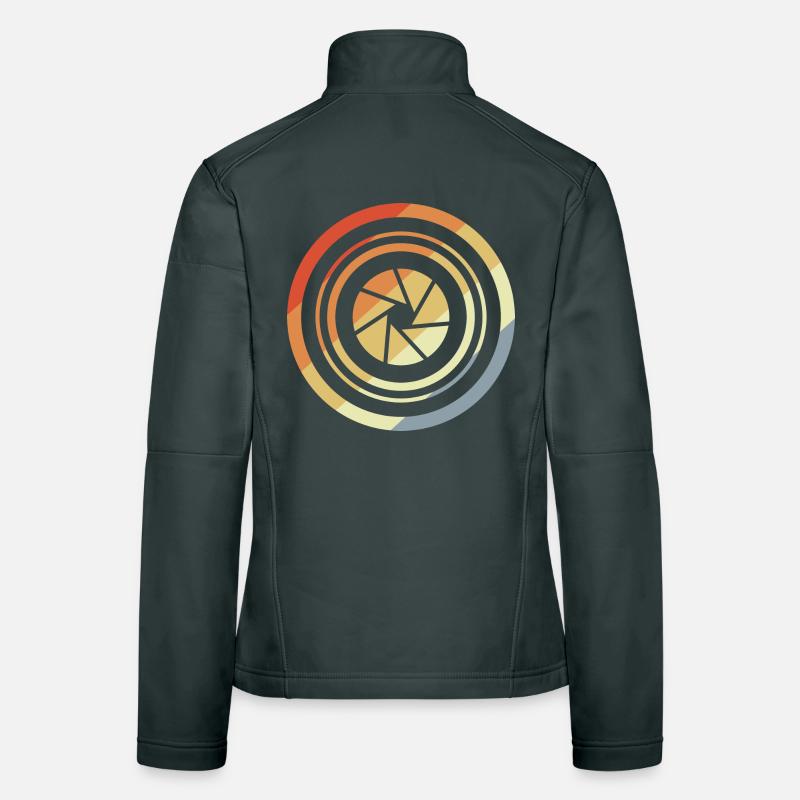 Ouverture de la caméra Veste en tissu softshell Femme