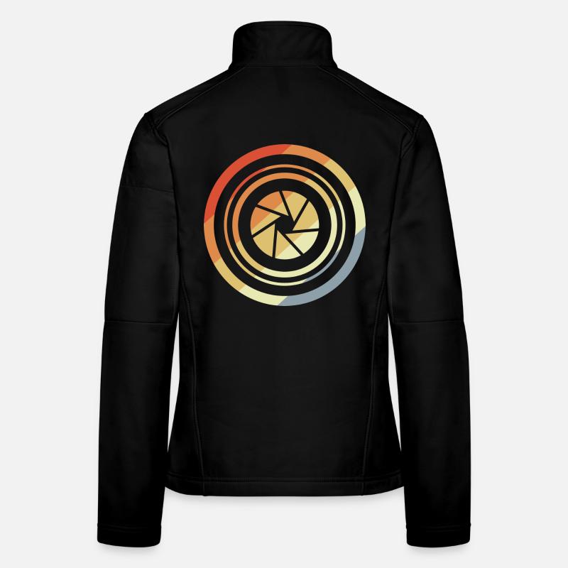 Camera Aperture Women's Softshell Jacket