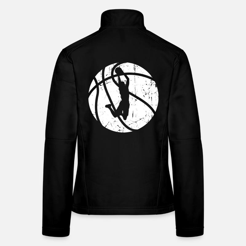 Basketball player Women's Softshell Jacket