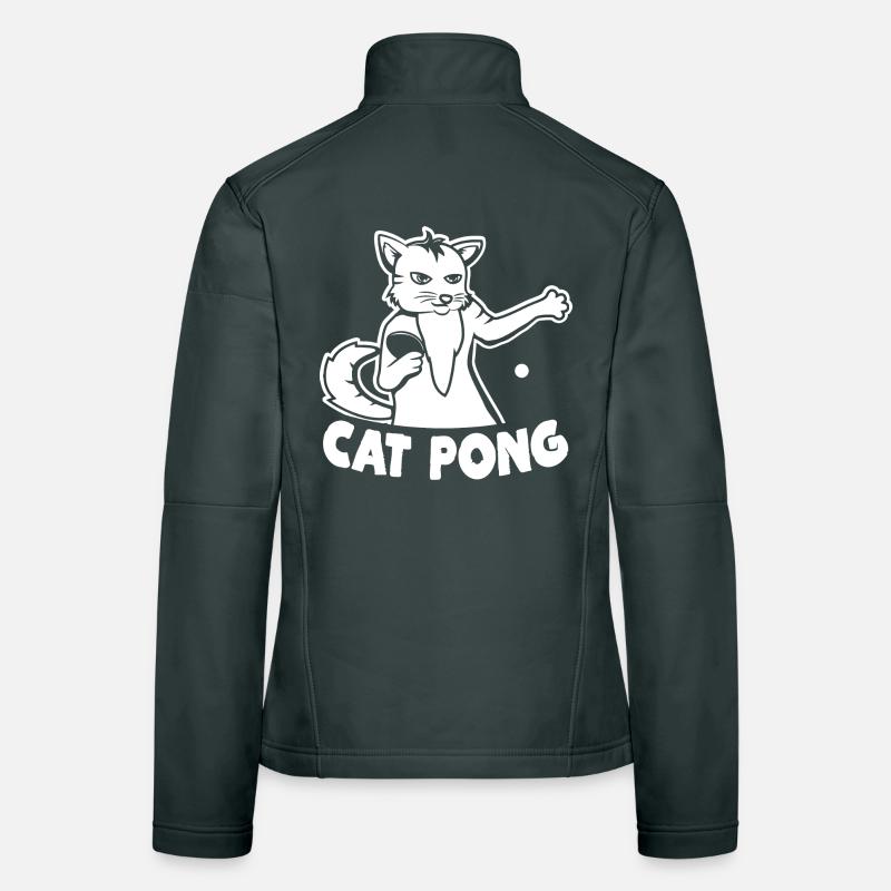 Chat de ping-pong Veste en tissu softshell Femme