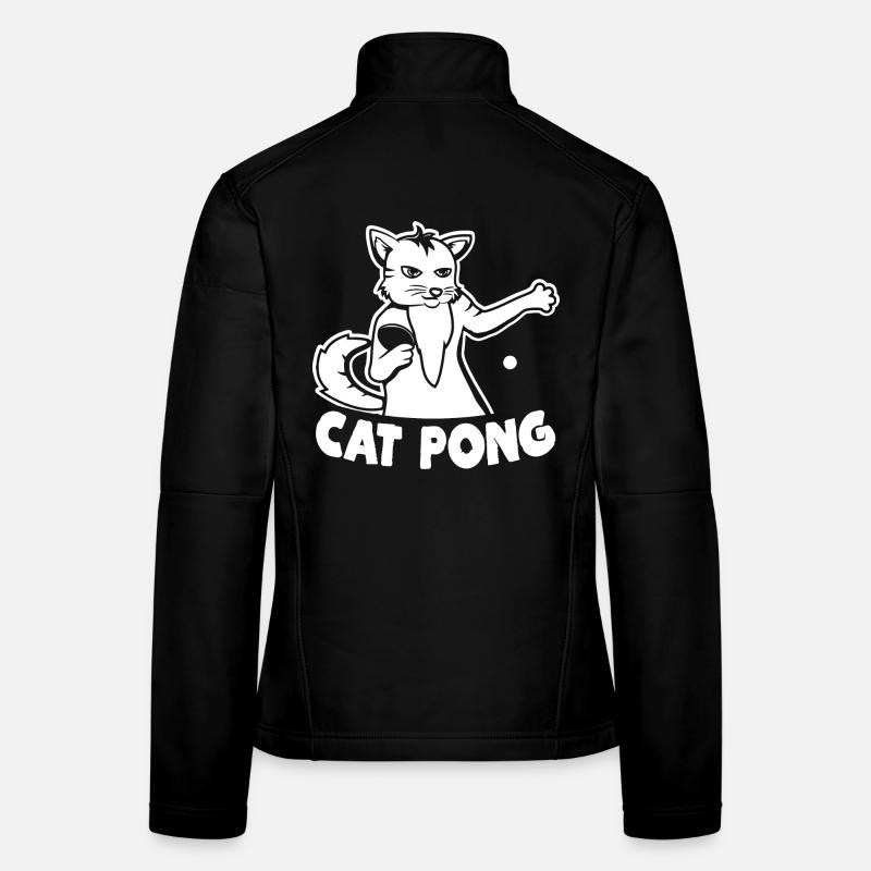 Chat de ping-pong Veste en tissu softshell Femme