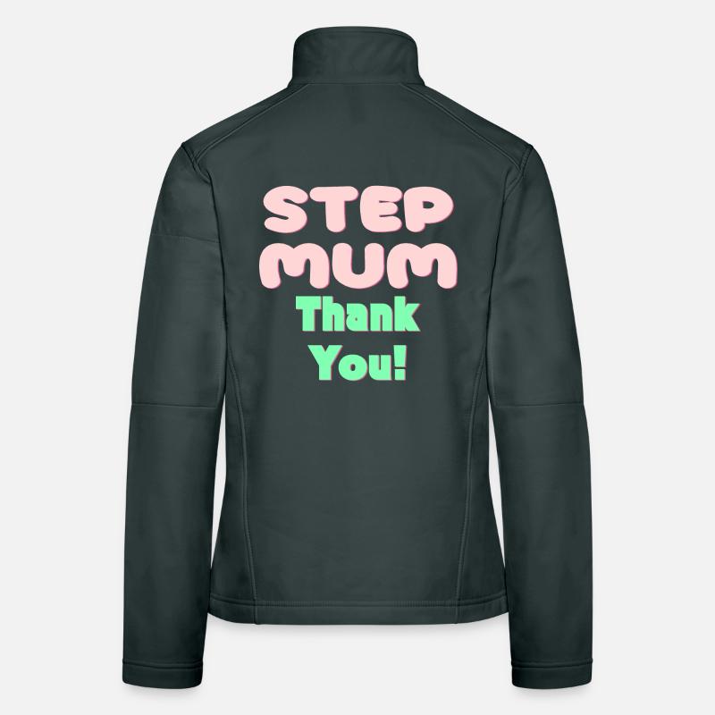 STIEFMUTTER DANKE - MUTTERTAG Frauen Softshelljacke