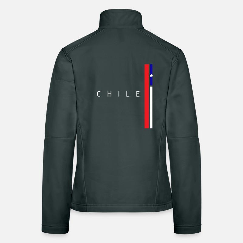 Flagge von Chile Frauen Softshelljacke