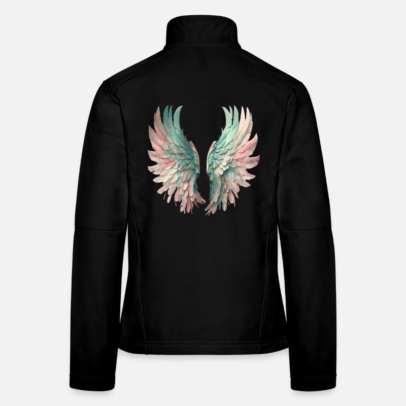 Ethereal Pastel Wings Women's Softshell Jacket