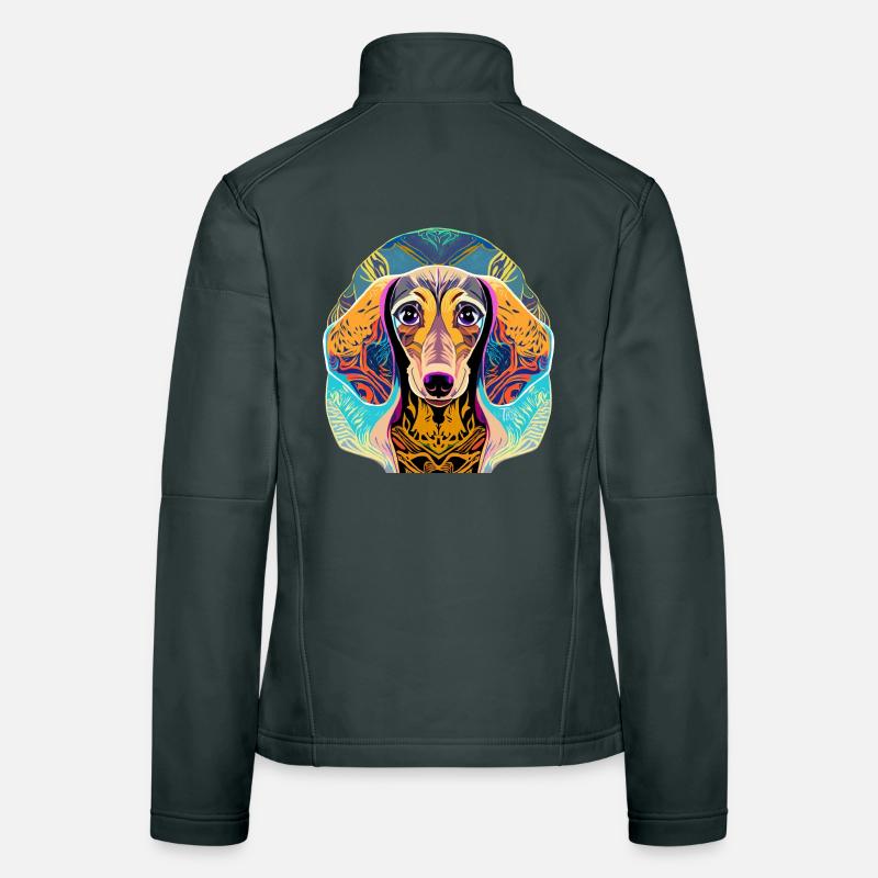 Dachshund Women's Softshell Jacket